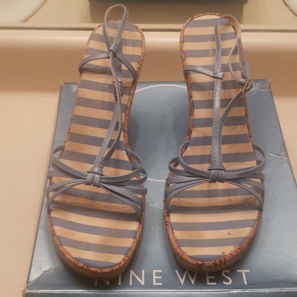 Nine West Blue Espadrilles